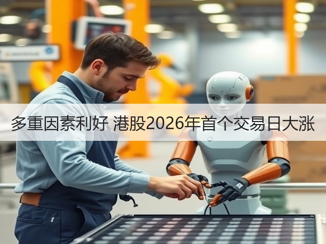多重因素利好 港股2026年首个交易日大涨(图2) 多重因素利好 港股2026年首个交易日大涨(图2)