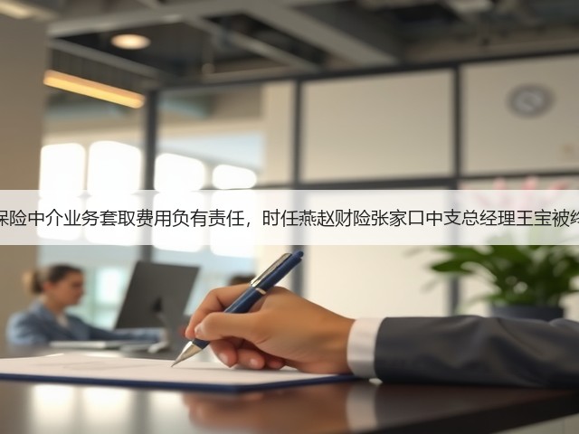 对虚构保险中介业务套取费用负有责任,时任燕赵财险张家口中支总经理王宝被终身禁业(图3) 对虚构保险中介业务套取费用负有责任,时任燕赵财险张家口中支总经理王宝被终身禁业(图3)
