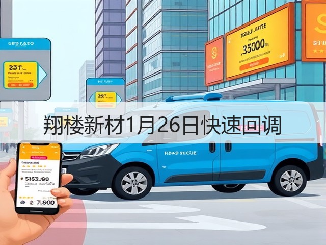翔楼新材1月26日快速回调(图3)