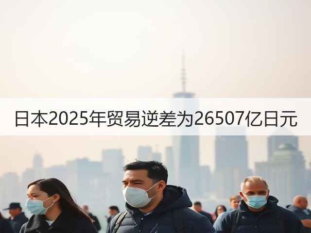 日本2025年贸易逆差为26507亿日元(图3)