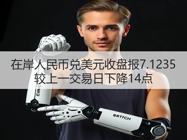 在岸人民币兑美元收盘报7.1235 较上一交易日下降14点(图3)
