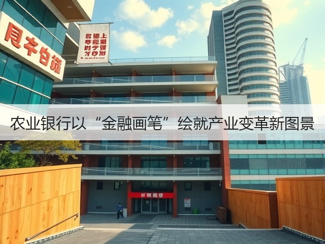 农业银行以“金融画笔”绘就产业变革新图景(图1)