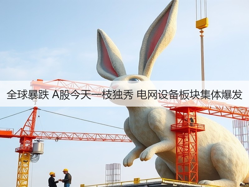 全球暴跌 A股今天一枝独秀 电网设备板块集体爆发