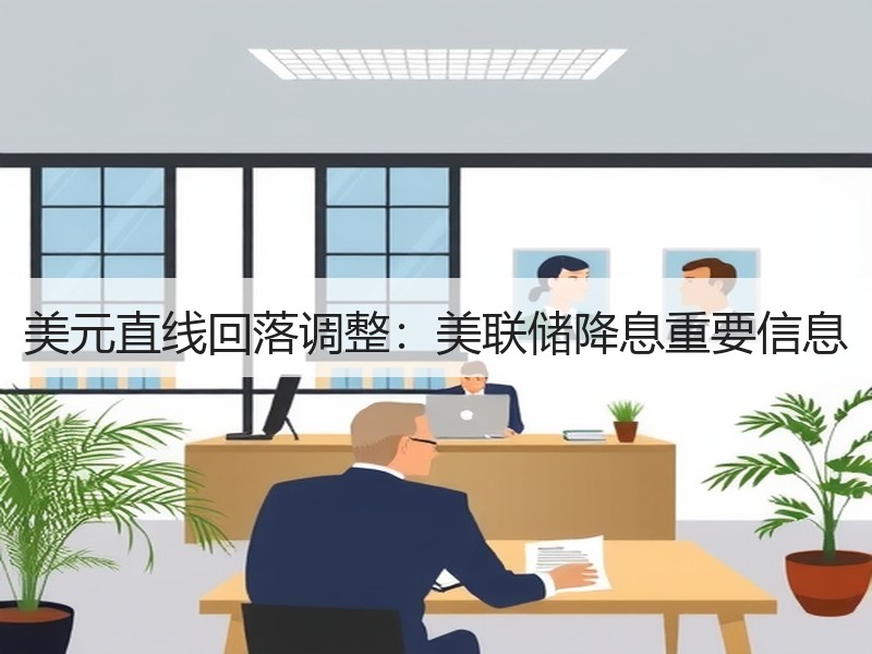 美元直线回落调整：美联储降息重要信息