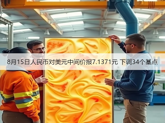 8月15日人民币对美元中间价报7.1371元 下调34个基点(图3) 8月15日人民币对美元中间价报7.1371元 下调34个基点(图3)