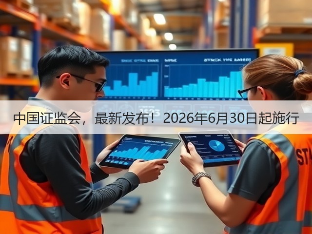 中国证监会,最新发布!2026年6月30日起施行(图1) 中国证监会,最新发布!2026年6月30日起施行(图1)
