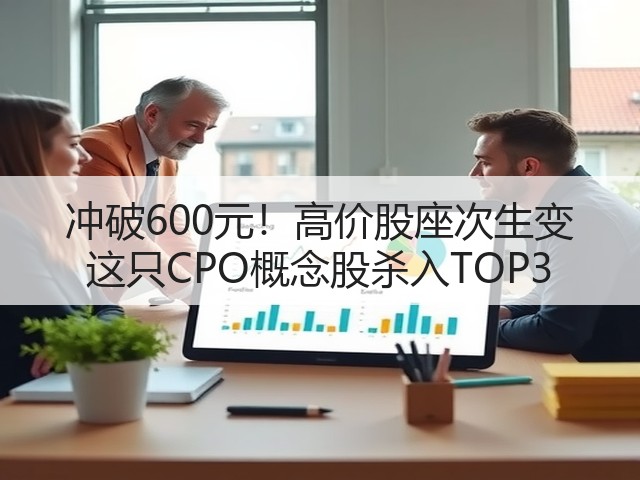 冲破600元！高价股座次生变 这只CPO概念股杀入TOP3(图3)