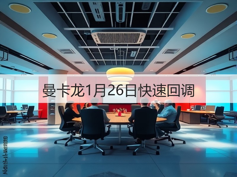 曼卡龙1月26日快速回调