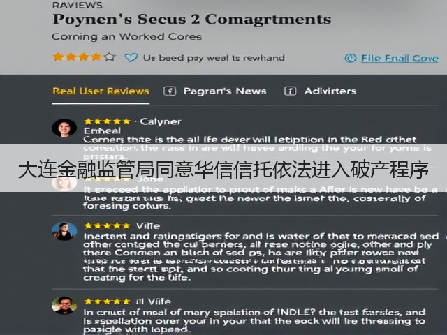 大连金融监管局同意华信信托依法进入破产程序(图3) 大连金融监管局同意华信信托依法进入破产程序(图3)