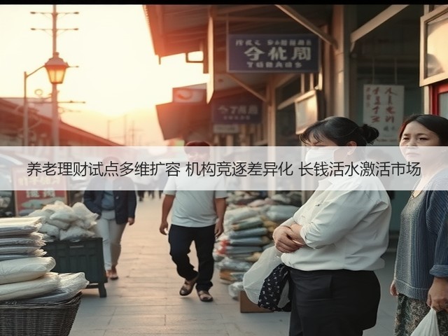 养老理财试点多维扩容 机构竞逐差异化 长钱活水激活市场(图2) 养老理财试点多维扩容 机构竞逐差异化 长钱活水激活市场(图2)