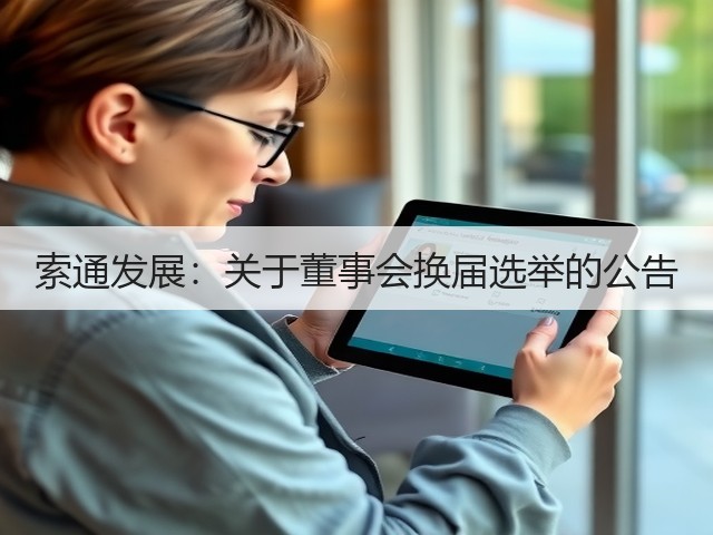 索通发展:关于董事会换届选举的公告(图2) 索通发展:关于董事会换届选举的公告(图2)
