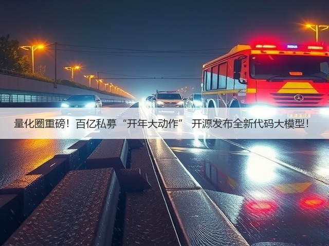 量化圈重磅！百亿私募“开年大动作” 开源发布全新代码大模型！(图1)