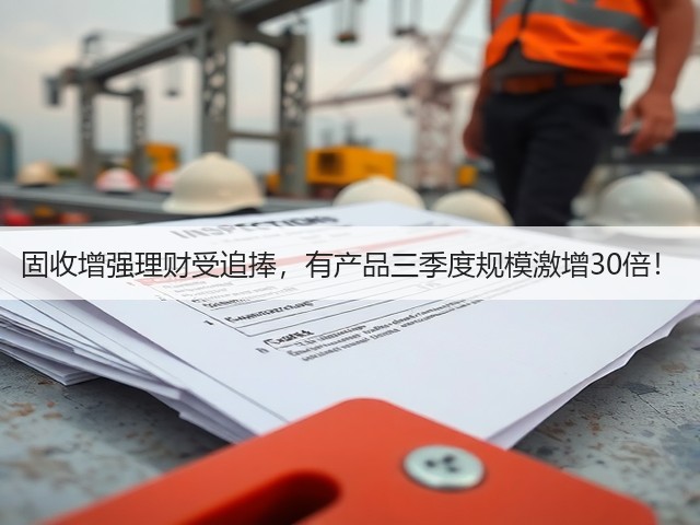 固收增强理财受追捧，有产品三季度规模激增30倍！(图3)