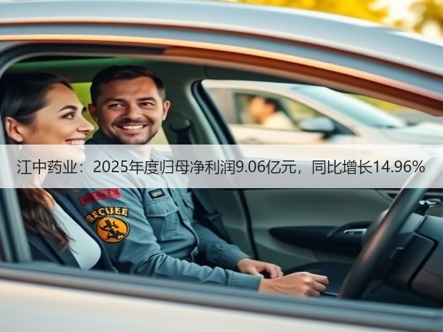江中药业：2025年度归母净利润9.06亿元，同比增长14.96%(图3)
