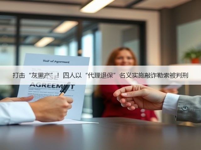 打击“灰黑产”！四人以“代理退保”名义实施敲诈勒索被判刑(图3)