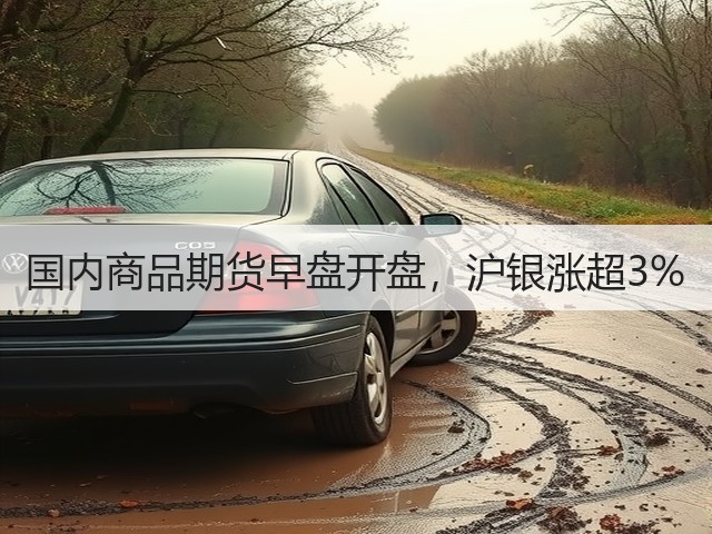 国内商品期货早盘开盘，沪银涨超3%(图1)