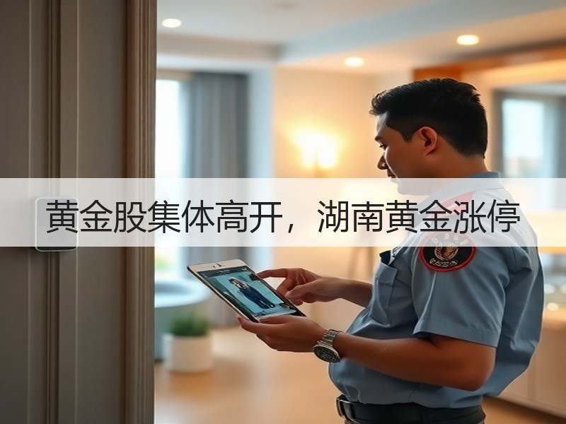 黄金股集体高开，湖南黄金涨停