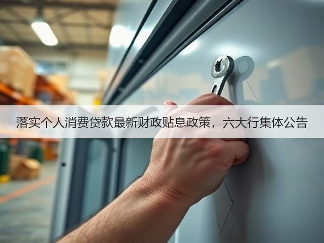 落实个人消费贷款最新财政贴息政策,六大行集体公告(图1) 落实个人消费贷款最新财政贴息政策,六大行集体公告(图1)