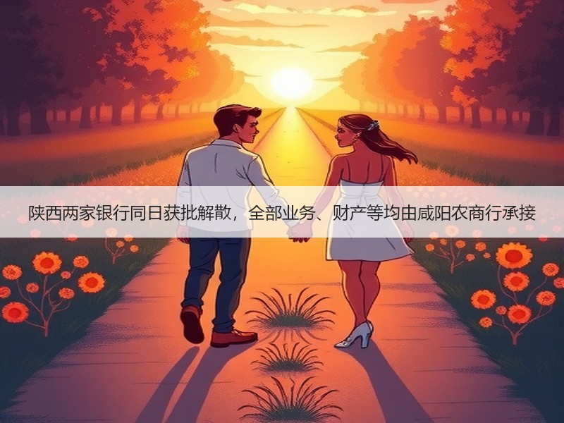 陕西两家银行同日获批解散，全部业务、财产等均由咸阳农商行承接