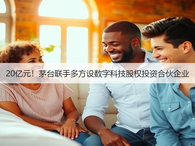 20亿元!茅台联手多方设数字科技股权投资合伙企业(图3) 20亿元!茅台联手多方设数字科技股权投资合伙企业(图3)