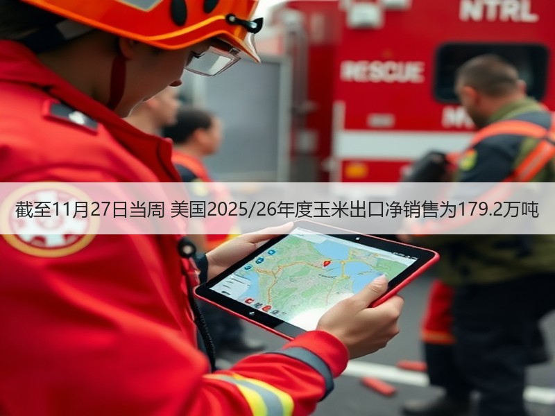 截至11月27日当周 美国2025/26年度玉米出口净销售为179.2万吨