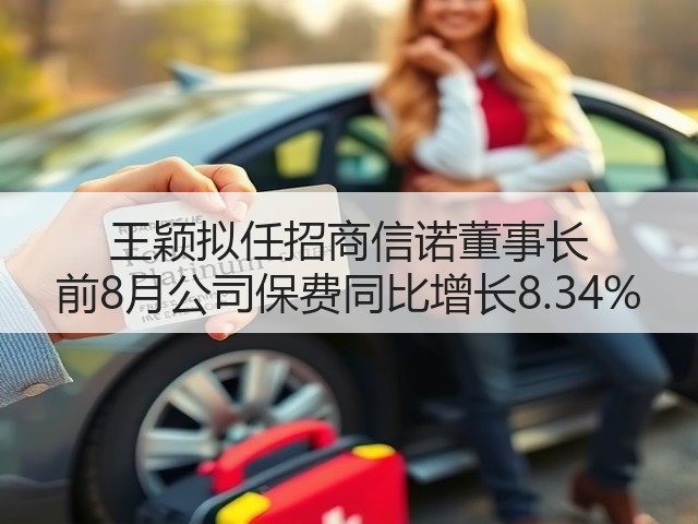 王颖拟任招商信诺董事长 前8月公司保费同比增长8.34%(图3) 王颖拟任招商信诺董事长 前8月公司保费同比增长8.34%(图3)