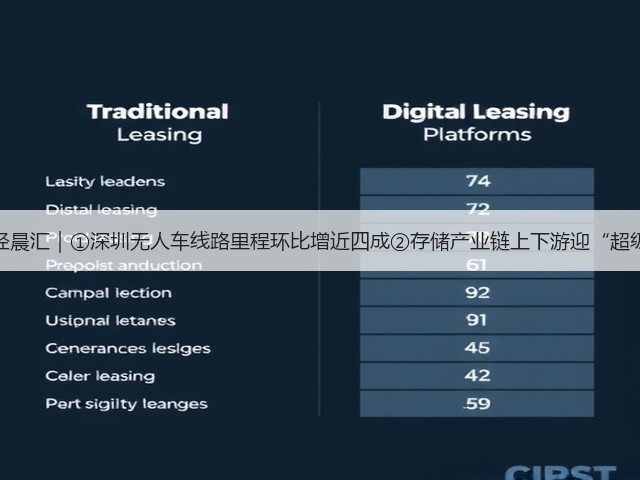 读创财经晨汇|①深圳无人车线路里程环比增近四成②存储产业链上下游迎“超级周期”(图2) 读创财经晨汇|①深圳无人车线路里程环比增近四成②存储产业链上下游迎“超级周期”(图2)