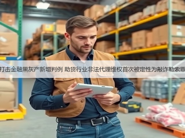 打击金融黑灰产新增判例 助贷行业非法代理维权首次被定性为敲诈勒索罪(图2) 打击金融黑灰产新增判例 助贷行业非法代理维权首次被定性为敲诈勒索罪(图2)