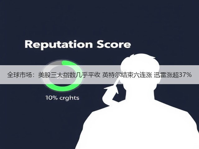 全球市场：美股三大指数几乎平收 英特尔结束六连涨 迅雷涨超37%(图3)