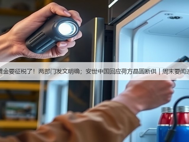 买黄金要征税了!两部门发文明确;安世中国回应荷方晶圆断供|周末要闻速递(图3) 买黄金要征税了!两部门发文明确;安世中国回应荷方晶圆断供|周末要闻速递(图3)