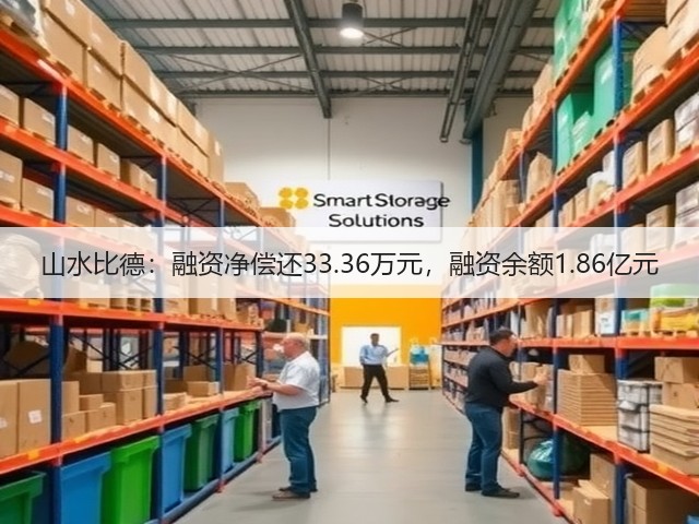 山水比德：融资净偿还33.36万元，融资余额1.86亿元(图3)