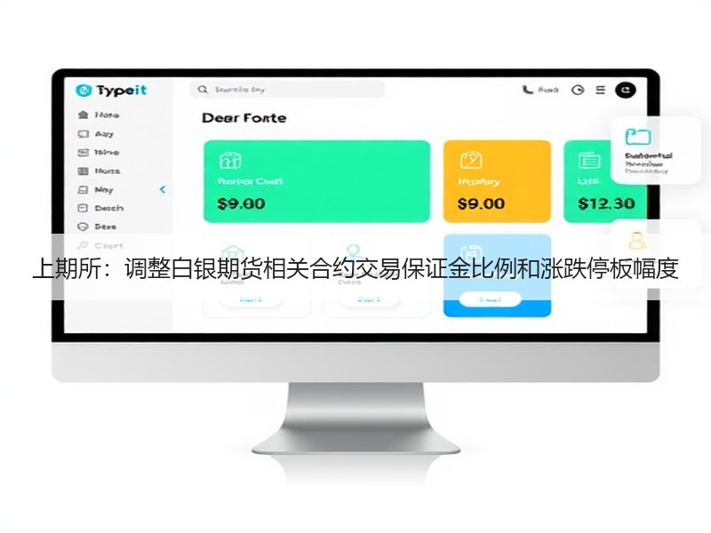 上期所：调整白银期货相关合约交易保证金比例和涨跌停板幅度
