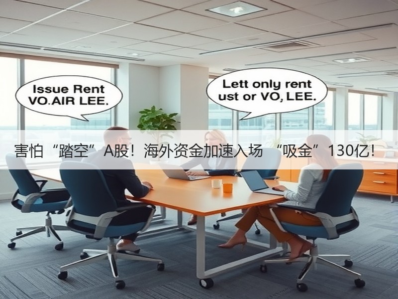 害怕“踏空”A股！海外资金加速入场 “吸金”130亿！