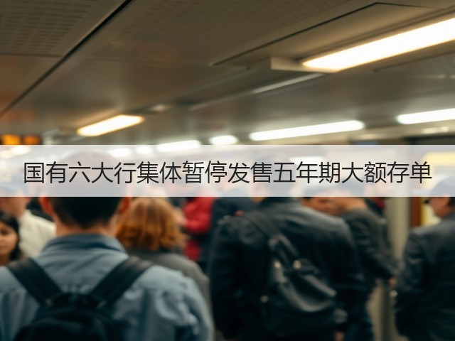国有六大行集体暂停发售五年期大额存单(图3) 国有六大行集体暂停发售五年期大额存单(图3)