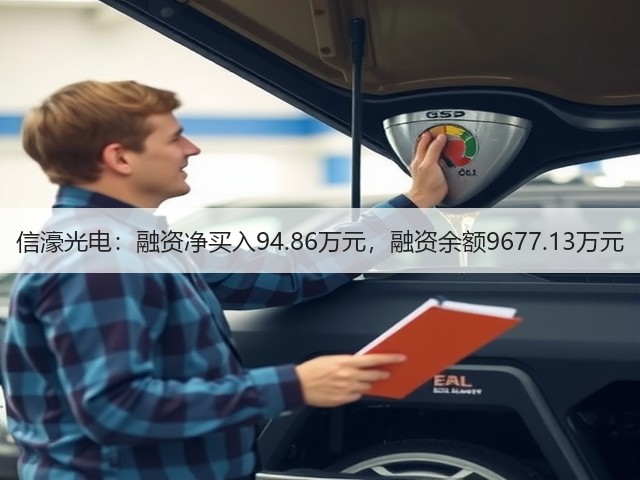 信濠光电:融资净买入94.86万元,融资余额9677.13万元(图3) 信濠光电:融资净买入94.86万元,融资余额9677.13万元(图3)