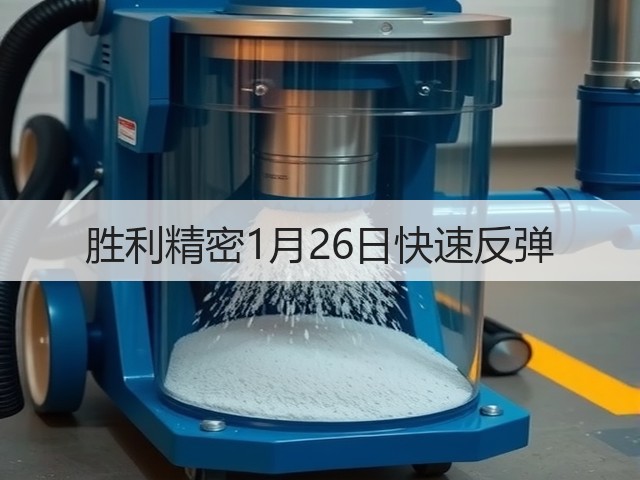 胜利精密1月26日快速反弹(图3) 胜利精密1月26日快速反弹(图3)