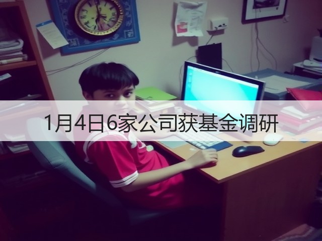 1月4日6家公司获基金调研(图1) 1月4日6家公司获基金调研(图1)