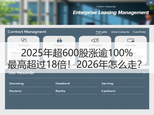 2025年超600股涨逾100% 最高超过18倍!2026年怎么走?(图2) 2025年超600股涨逾100% 最高超过18倍!2026年怎么走?(图2)