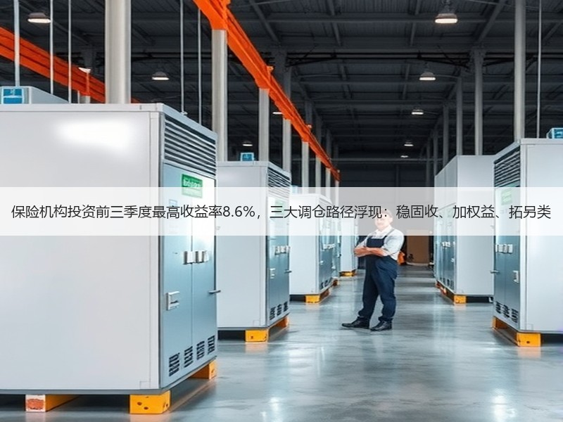 保险机构投资前三季度最高收益率8.6%，三大调仓路径浮现：稳固收、加权益、拓另类