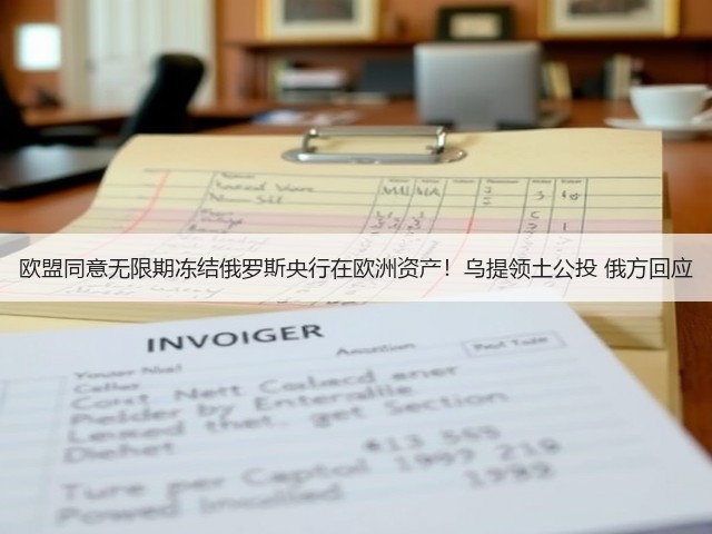 欧盟同意无限期冻结俄罗斯央行在欧洲资产!乌提领土公投 俄方回应(图1) 欧盟同意无限期冻结俄罗斯央行在欧洲资产!乌提领土公投 俄方回应(图1)