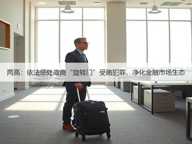 两高:依法惩处政商“旋转门”受贿犯罪,净化金融市场生态(图2) 两高:依法惩处政商“旋转门”受贿犯罪,净化金融市场生态(图2)
