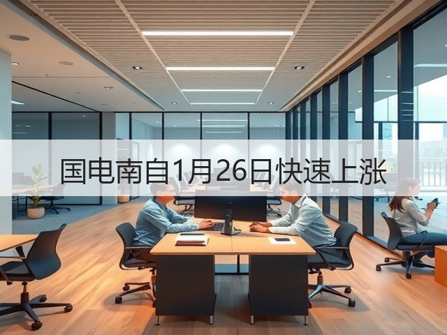 国电南自1月26日快速上涨(图3) 国电南自1月26日快速上涨(图3)