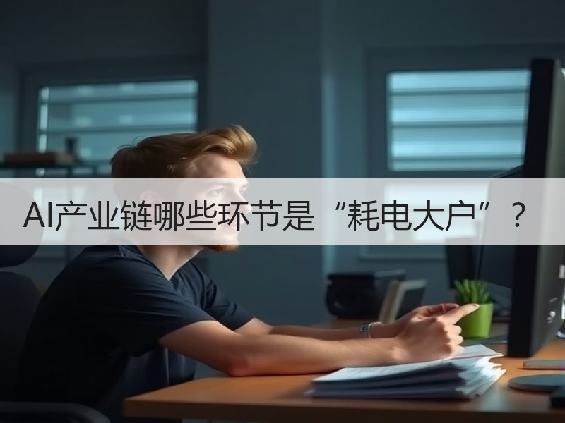 AI产业链哪些环节是“耗电大户”？