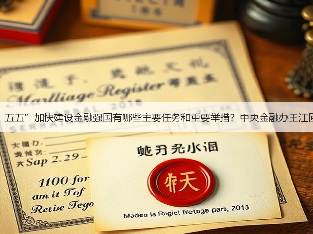 “十五五”加快建设金融强国有哪些主要任务和重要举措?中央金融办王江回应(图2) “十五五”加快建设金融强国有哪些主要任务和重要举措?中央金融办王江回应(图2)