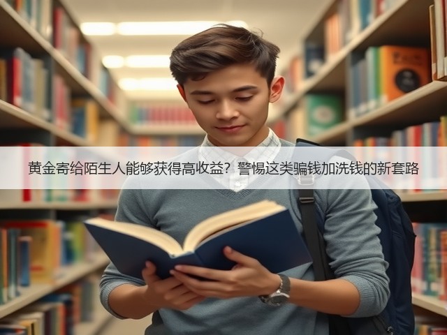 黄金寄给陌生人能够获得高收益?警惕这类骗钱加洗钱的新套路(图2) 黄金寄给陌生人能够获得高收益?警惕这类骗钱加洗钱的新套路(图2)