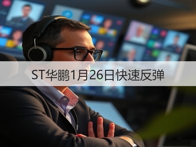 ST华鹏1月26日快速反弹(图1) ST华鹏1月26日快速反弹(图1)