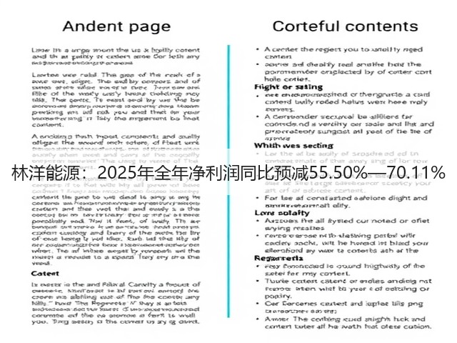林洋能源：2025年全年净利润同比预减55.50%—70.11%(图2)
