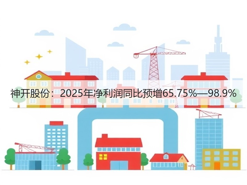 神开股份：2025年净利润同比预增65.75%—98.9%