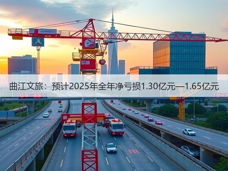 曲江文旅：预计2025年全年净亏损1.30亿元—1.65亿元