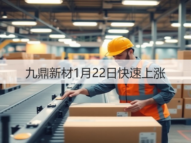 九鼎新材1月22日快速上涨(图3)